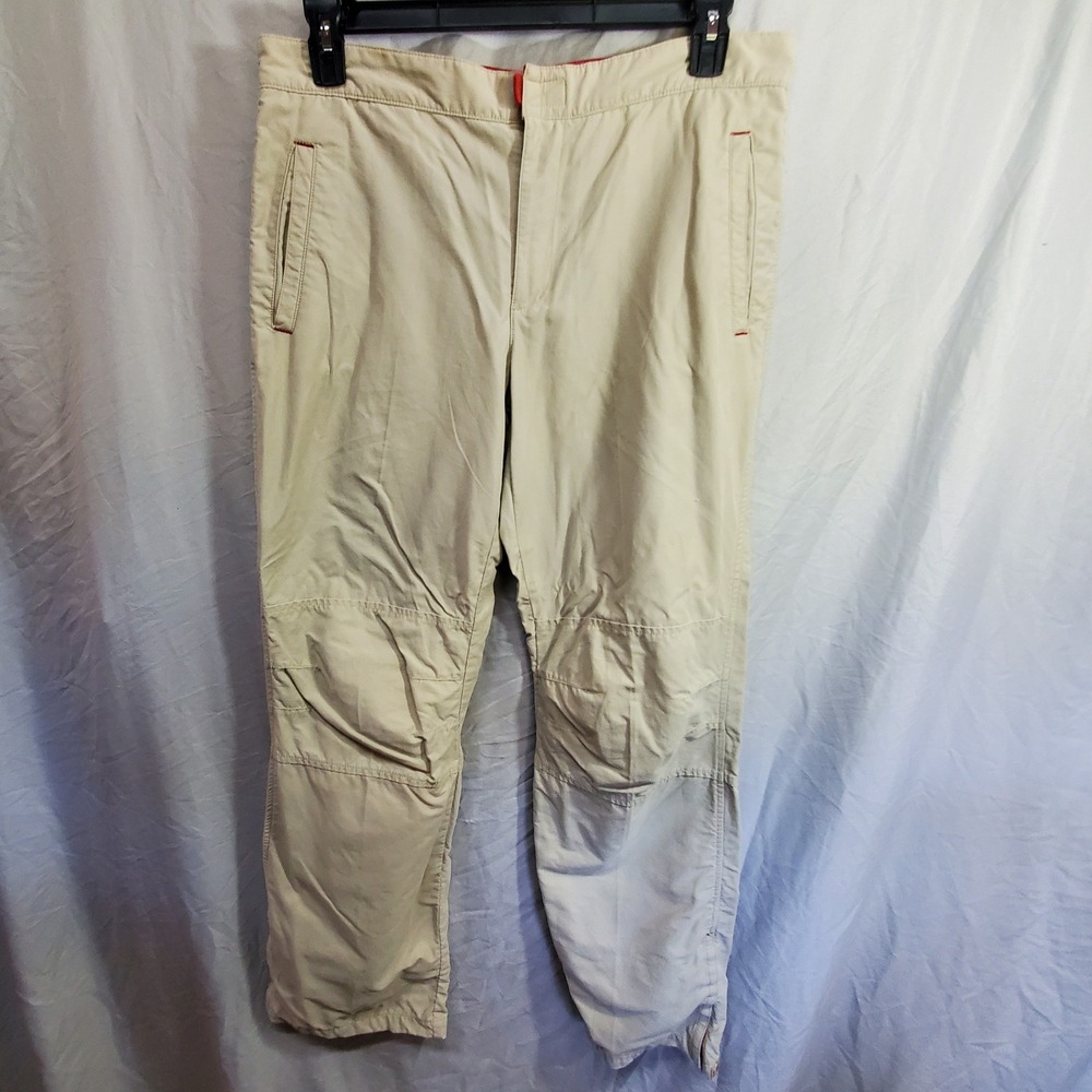 American Eagle AE Flight Khaki Tan Cargo Utility Pants Mens 12 Articulated Knee